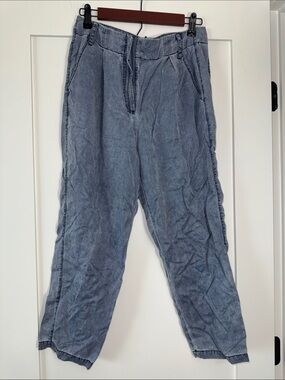 elevenses Light Blue Tenocel Silk Pants Sz Small